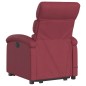 vidaXL Massagesessel mit Aufstehhilfe Weinrot Stoff vidaXL Massagesessel mit Aufstehhilfe Weinrot Stoff