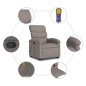vidaXL Massagesessel mit Aufstehhilfe Taupe Stoff vidaXL Massagesessel mit Aufstehhilfe Taupe Stoff