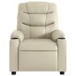 vidaXL Relaxsessel Elektrisch Creme Kunstleder vidaXL Relaxsessel Elektrisch Creme Kunstleder