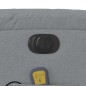 vidaXL Elektrischer Massagesessel mit Aufstehhilfe Hellgrau Stoff vidaXL Elektrischer Massagesessel mit Aufstehhilfe Hellgrau Stoff