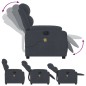 vidaXL Massagesessel Elektrisch Dunkelgrau Samt vidaXL Massagesessel Elektrisch Dunkelgrau Samt