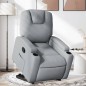 vidaXL Relaxsessel mit Aufstehhilfe Hellgrau Stoff vidaXL Relaxsessel mit Aufstehhilfe Hellgrau Stoff