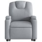 vidaXL Relaxsessel mit Aufstehhilfe Hellgrau Stoff vidaXL Relaxsessel mit Aufstehhilfe Hellgrau Stoff