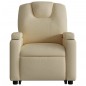 vidaXL Relaxsessel mit Aufstehhilfe Creme Stoff vidaXL Relaxsessel mit Aufstehhilfe Creme Stoff