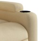 vidaXL Relaxsessel mit Aufstehhilfe Creme Stoff vidaXL Relaxsessel mit Aufstehhilfe Creme Stoff
