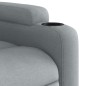 vidaXL Massagesessel mit Aufstehhilfe Hellgrau Stoff vidaXL Massagesessel mit Aufstehhilfe Hellgrau Stoff