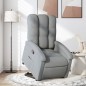 vidaXL Relaxsessel mit Aufstehhilfe Hellgrau Stoff vidaXL Relaxsessel mit Aufstehhilfe Hellgrau Stoff