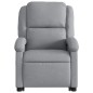 vidaXL Massagesessel mit Aufstehhilfe Hellgrau Stoff vidaXL Massagesessel mit Aufstehhilfe Hellgrau Stoff