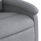 vidaXL Massagesessel mit Aufstehhilfe Hellgrau Stoff vidaXL Massagesessel mit Aufstehhilfe Hellgrau Stoff