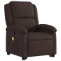 vidaXL Massagesessel mit Aufstehhilfe Dunkelbraun Stoff vidaXL Massagesessel mit Aufstehhilfe Dunkelbraun Stoff