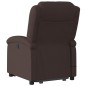 vidaXL Massagesessel mit Aufstehhilfe Dunkelbraun Stoff vidaXL Massagesessel mit Aufstehhilfe Dunkelbraun Stoff
