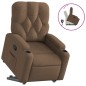 vidaXL Relaxsessel mit Aufstehhilfe Braun Stoff vidaXL Relaxsessel mit Aufstehhilfe Braun Stoff