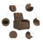 vidaXL Relaxsessel mit Aufstehhilfe Braun Stoff vidaXL Relaxsessel mit Aufstehhilfe Braun Stoff