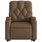 vidaXL Relaxsessel mit Aufstehhilfe Braun Stoff vidaXL Relaxsessel mit Aufstehhilfe Braun Stoff