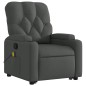 vidaXL Massagesessel mit Aufstehhilfe Dunkelgrau Stoff vidaXL Massagesessel mit Aufstehhilfe Dunkelgrau Stoff