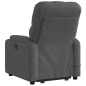 vidaXL Massagesessel mit Aufstehhilfe Dunkelgrau Stoff vidaXL Massagesessel mit Aufstehhilfe Dunkelgrau Stoff