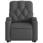 vidaXL Massagesessel mit Aufstehhilfe Dunkelgrau Stoff vidaXL Massagesessel mit Aufstehhilfe Dunkelgrau Stoff