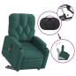 vidaXL Massagesessel mit Aufstehhilfe Dunkelgrün Stoff vidaXL Massagesessel mit Aufstehhilfe Dunkelgrün Stoff