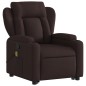 vidaXL Massagesessel mit Aufstehhilfe Dunkelbraun Stoff vidaXL Massagesessel mit Aufstehhilfe Dunkelbraun Stoff