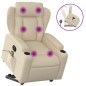 vidaXL Massagesessel mit Aufstehhilfe Creme Stoff vidaXL Massagesessel mit Aufstehhilfe Creme Stoff