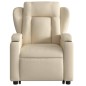 vidaXL Massagesessel mit Aufstehhilfe Creme Stoff vidaXL Massagesessel mit Aufstehhilfe Creme Stoff