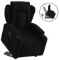 vidaXL Relaxsessel mit Aufstehhilfe Schwarz Stoff vidaXL Relaxsessel mit Aufstehhilfe Schwarz Stoff