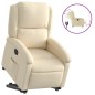 vidaXL Relaxsessel mit Aufstehhilfe Elektrisch Creme Stoff vidaXL Relaxsessel mit Aufstehhilfe Elektrisch Creme Stoff