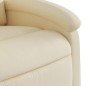 vidaXL Relaxsessel mit Aufstehhilfe Elektrisch Creme Stoff vidaXL Relaxsessel mit Aufstehhilfe Elektrisch Creme Stoff