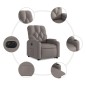 vidaXL Relaxsessel mit Aufstehhilfe Elektrisch Taupe Stoff vidaXL Relaxsessel mit Aufstehhilfe Elektrisch Taupe Stoff