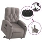 vidaXL Relaxsessel mit Aufstehhilfe Elektrisch Taupe Stoff vidaXL Relaxsessel mit Aufstehhilfe Elektrisch Taupe Stoff