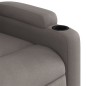 vidaXL Relaxsessel mit Aufstehhilfe Elektrisch Taupe Stoff vidaXL Relaxsessel mit Aufstehhilfe Elektrisch Taupe Stoff