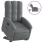 vidaXL Relaxsessel mit Aufstehhilfe Elektrisch Dunkelgrau Stoff vidaXL Relaxsessel mit Aufstehhilfe Elektrisch Dunkelgrau Stoff