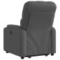 vidaXL Relaxsessel mit Aufstehhilfe Elektrisch Dunkelgrau Stoff vidaXL Relaxsessel mit Aufstehhilfe Elektrisch Dunkelgrau Stoff