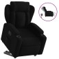 vidaXL Relaxsessel mit Aufstehhilfe Elektrisch Schwarz Stoff vidaXL Relaxsessel mit Aufstehhilfe Elektrisch Schwarz Stoff