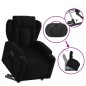 vidaXL Relaxsessel mit Aufstehhilfe Elektrisch Schwarz Stoff vidaXL Relaxsessel mit Aufstehhilfe Elektrisch Schwarz Stoff