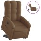 vidaXL Relaxsessel mit Aufstehhilfe Elektrisch Braun Stoff vidaXL Relaxsessel mit Aufstehhilfe Elektrisch Braun Stoff