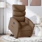 vidaXL Relaxsessel mit Aufstehhilfe Elektrisch Braun Stoff vidaXL Relaxsessel mit Aufstehhilfe Elektrisch Braun Stoff