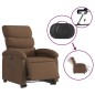 vidaXL Relaxsessel mit Aufstehhilfe Elektrisch Braun Stoff vidaXL Relaxsessel mit Aufstehhilfe Elektrisch Braun Stoff