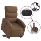 vidaXL Relaxsessel mit Aufstehhilfe Elektrisch Braun Stoff vidaXL Relaxsessel mit Aufstehhilfe Elektrisch Braun Stoff