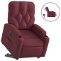 vidaXL Relaxsessel mit Aufstehhilfe Elektrisch Weinrot Stoff vidaXL Relaxsessel mit Aufstehhilfe Elektrisch Weinrot Stoff
