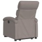 vidaXL Relaxsessel mit Aufstehhilfe Elektrisch Taupe Stoff vidaXL Relaxsessel mit Aufstehhilfe Elektrisch Taupe Stoff
