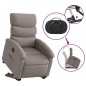 vidaXL Relaxsessel mit Aufstehhilfe Elektrisch Taupe Stoff vidaXL Relaxsessel mit Aufstehhilfe Elektrisch Taupe Stoff
