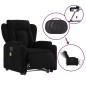 vidaXL Elektrischer Massagesessel mit Aufstehhilfe Schwarz Stoff vidaXL Elektrischer Massagesessel mit Aufstehhilfe Schwarz Stoff