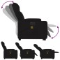 vidaXL Elektrischer Massagesessel mit Aufstehhilfe Schwarz Stoff vidaXL Elektrischer Massagesessel mit Aufstehhilfe Schwarz Stoff