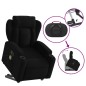 vidaXL Elektrischer Massagesessel mit Aufstehhilfe Schwarz Stoff vidaXL Elektrischer Massagesessel mit Aufstehhilfe Schwarz Stoff