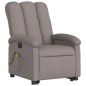 vidaXL Elektrischer Massagesessel mit Aufstehhilfe Taupe Stoff vidaXL Elektrischer Massagesessel mit Aufstehhilfe Taupe Stoff