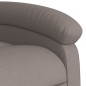 vidaXL Elektrischer Massagesessel mit Aufstehhilfe Taupe Stoff vidaXL Elektrischer Massagesessel mit Aufstehhilfe Taupe Stoff