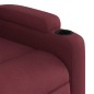 vidaXL Elektrischer Massagesessel mit Aufstehhilfe Weinrot Stoff vidaXL Elektrischer Massagesessel mit Aufstehhilfe Weinrot Stoff