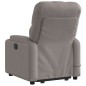vidaXL Elektrischer Massagesessel mit Aufstehhilfe Taupe Stoff vidaXL Elektrischer Massagesessel mit Aufstehhilfe Taupe Stoff