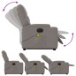 vidaXL Elektrischer Massagesessel mit Aufstehhilfe Taupe Stoff vidaXL Elektrischer Massagesessel mit Aufstehhilfe Taupe Stoff